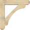 Ekena Millwork Legacy Craftsman Rough Sawn Bracket w/ Offset Brace, Douglas Fir, 8"W x 40"D x 40"H BKT0806X40X40LEC04RDF - alternate 3